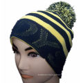 Customized Winter Knitted Beanie Hat with Spandex (1-2256/57/58)